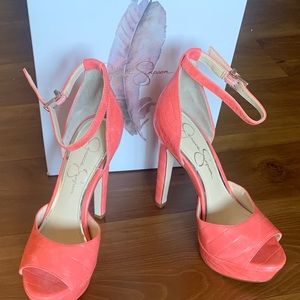 Jessica Simpson LTOR Beeya Hi Heel Peach Sherbet